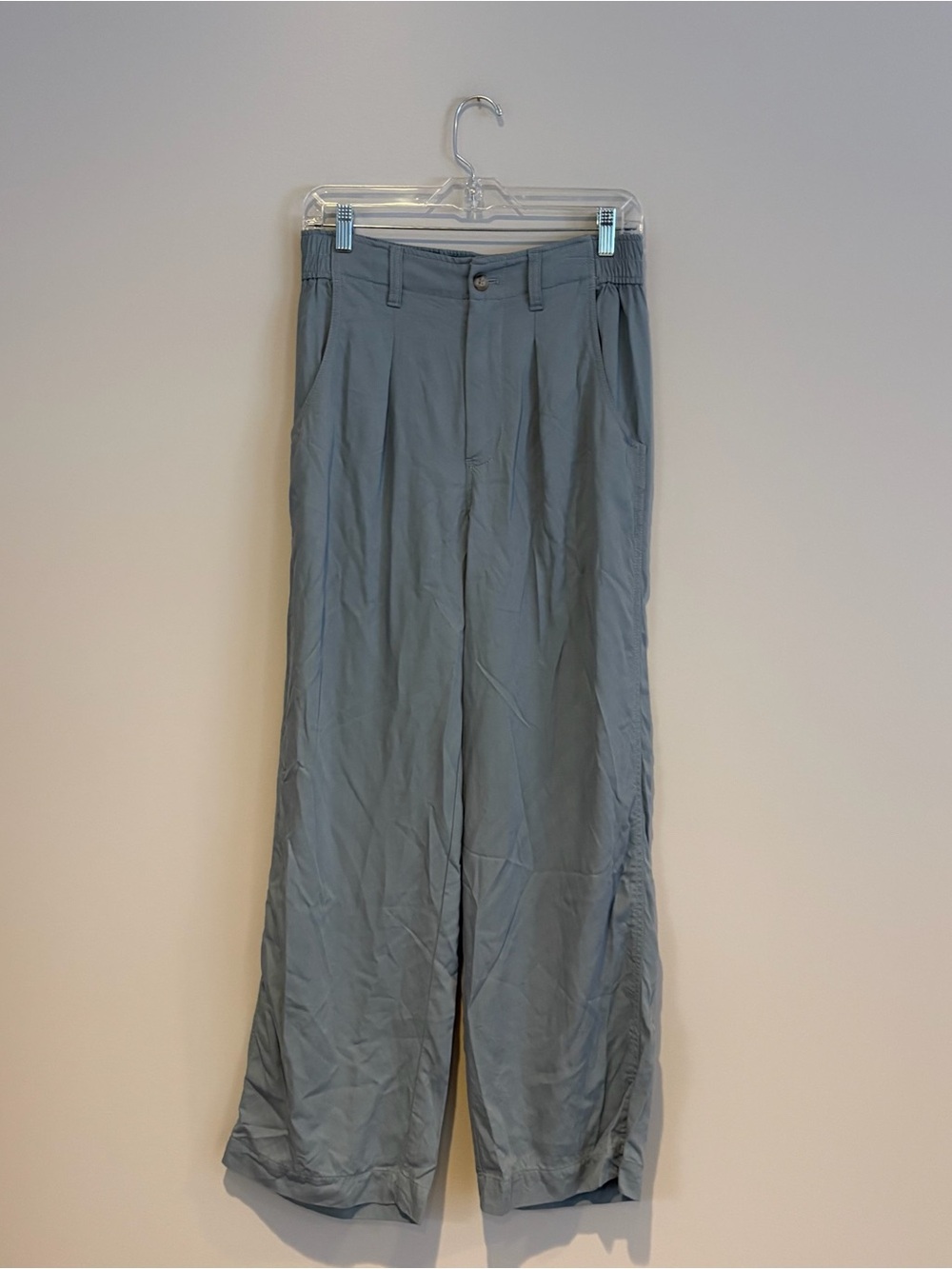 Madewell Wide-Leg Pants in Slate Blue Size 4